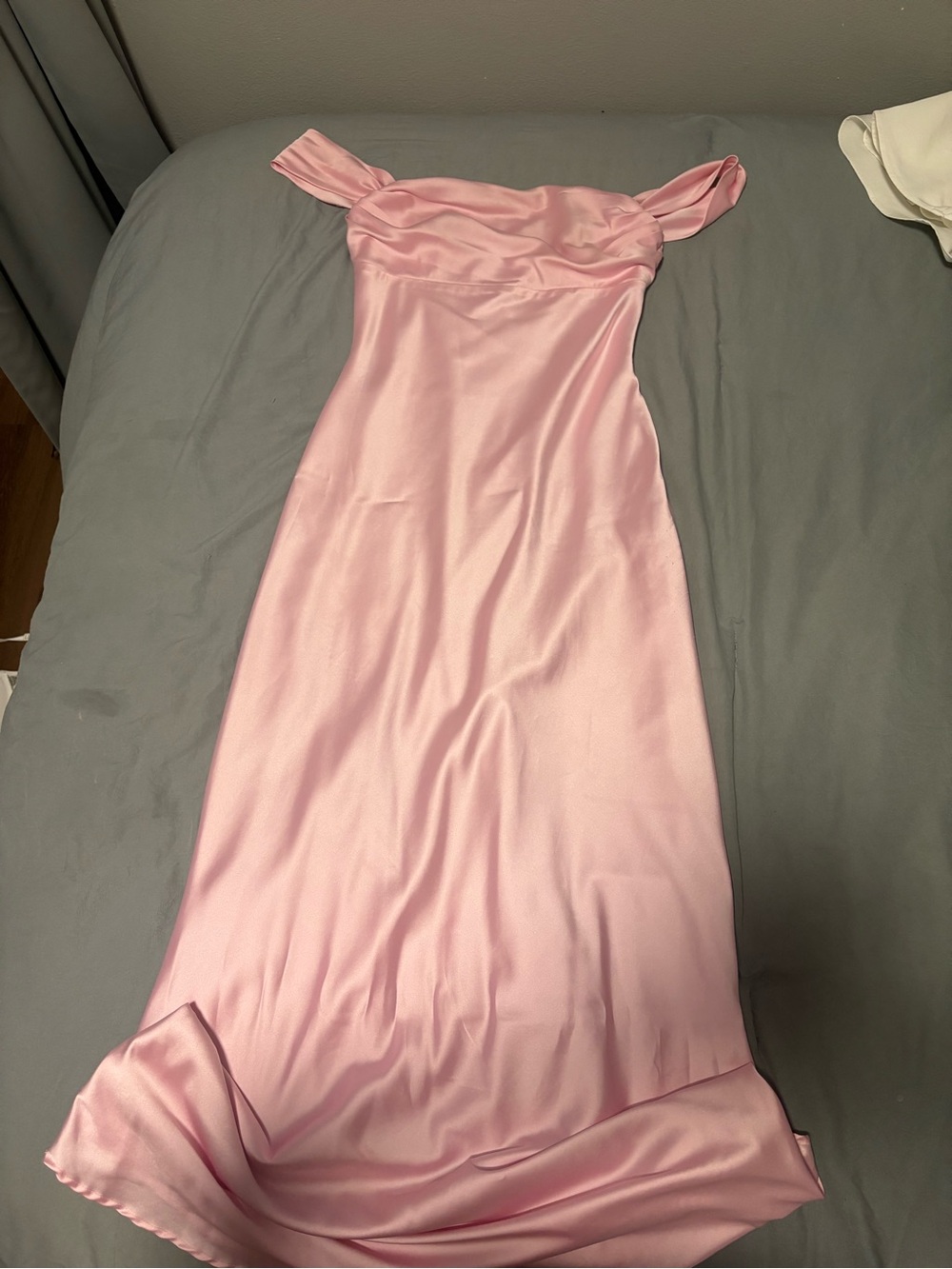 Princess Polly Blush Pink Satin Maxi Slip Dress